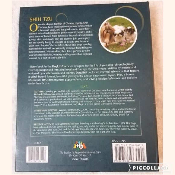Shih Tzu Dog Life: Lifelong Care for Your Dog Book With DVD - Picture 2 of 6